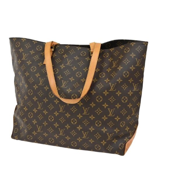 LOUIS VUITTON Cabas Alto Shoulder Bag Monogram Leather Brown - Picture 1 of 15